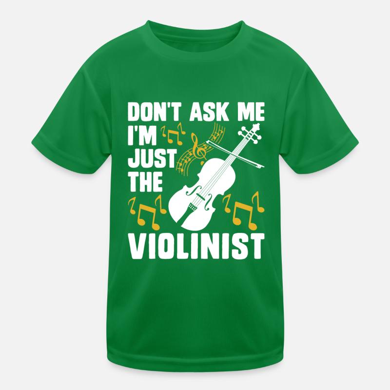 Violin Violinist Kids Functional T-Shirt