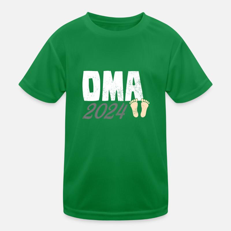 Oma 2024 Kinder Funktions-T-Shirt