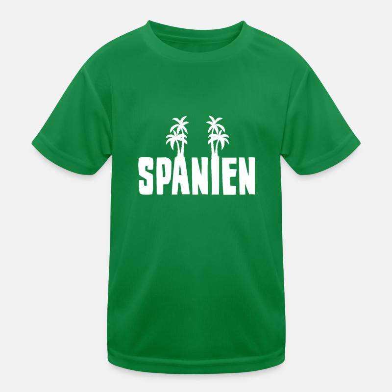 Spanien Urlaub Kinder Funktions-T-Shirt