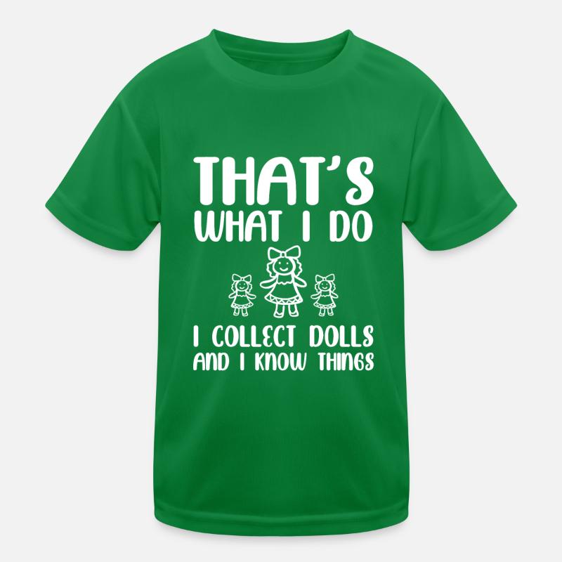 Idée cadeau de collectionneur de poupées T-shirt sport Enfant