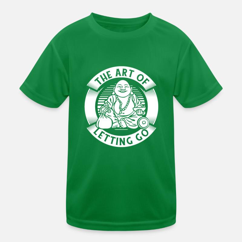 Buddha Buddhist Buddha, Lass Die Scheiße Los Kinder Funktions-T-Shirt