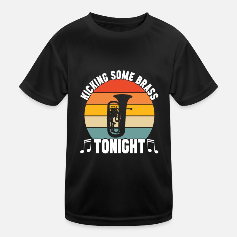 Euphonium baritone tenor horn Kids Functional T-Shirt