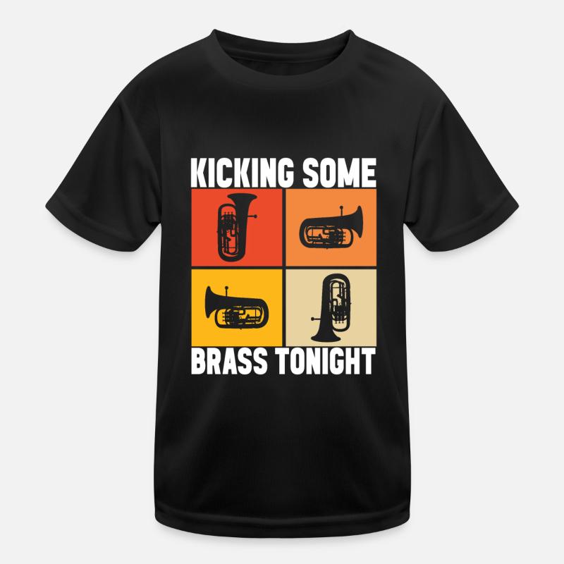 Euphonium baritone tenor horn Kids Functional T-Shirt