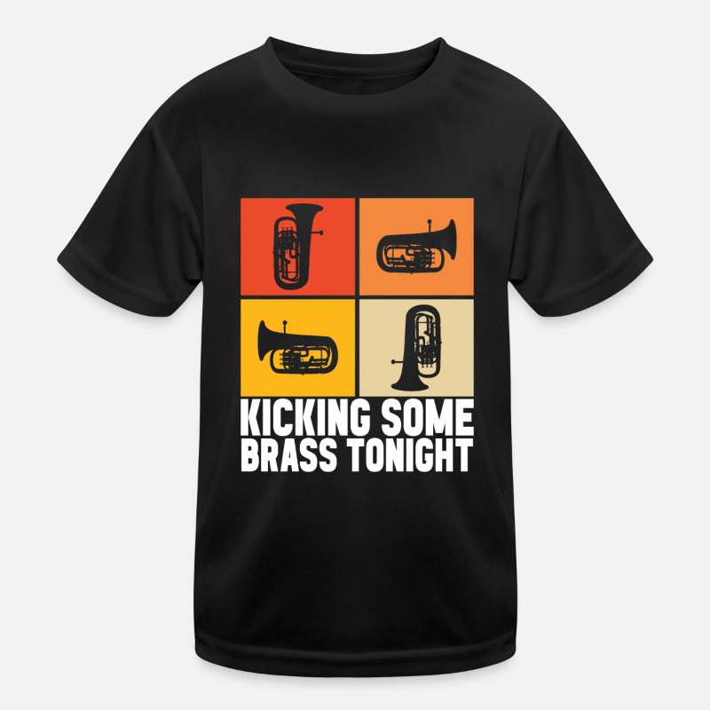 Euphonium baritone tenor horn Kids Functional T-Shirt