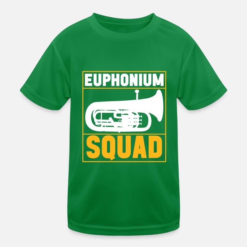 Euphonium Bariton Tenorhorn Kinder Funktions-T-Shirt