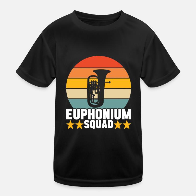 Euphonium baritone tenor horn Kids Functional T-Shirt