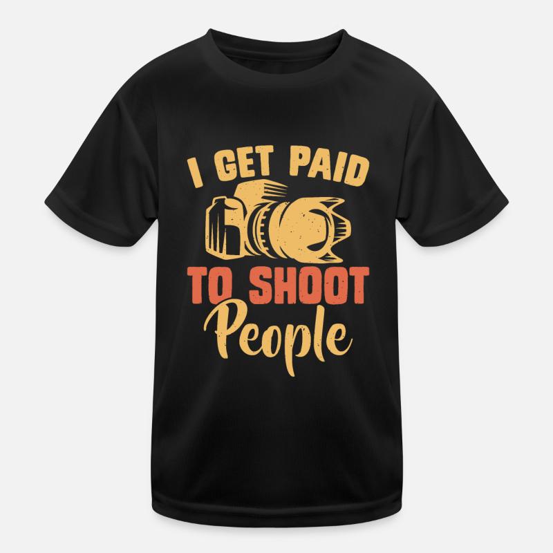 Fotograf Kinder Funktions-T-Shirt