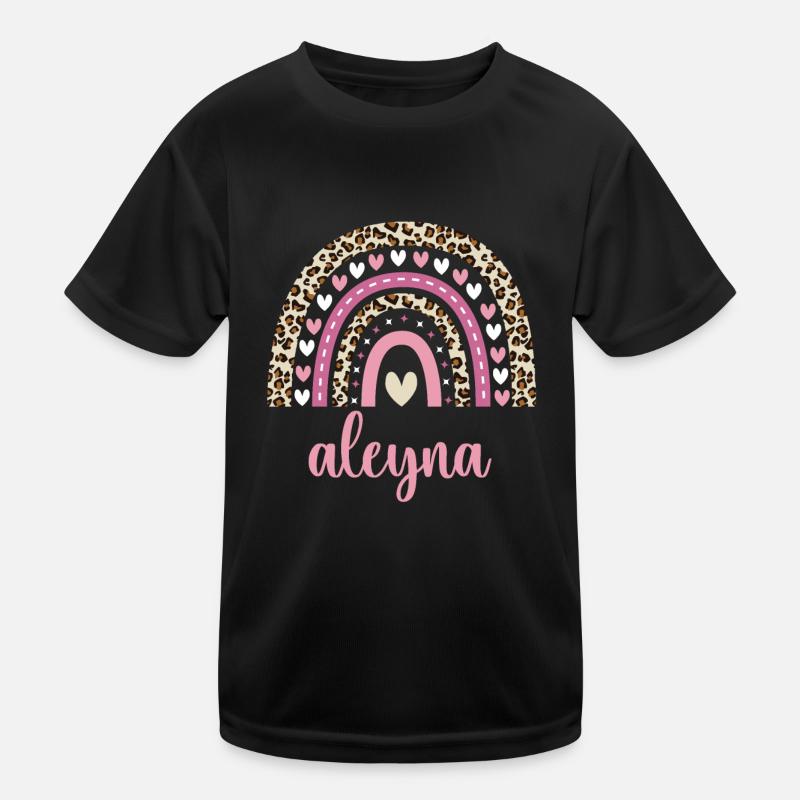 Aleyna Regenbogen Name Geburtstag Aleyna Kinder Funktions-T-Shirt