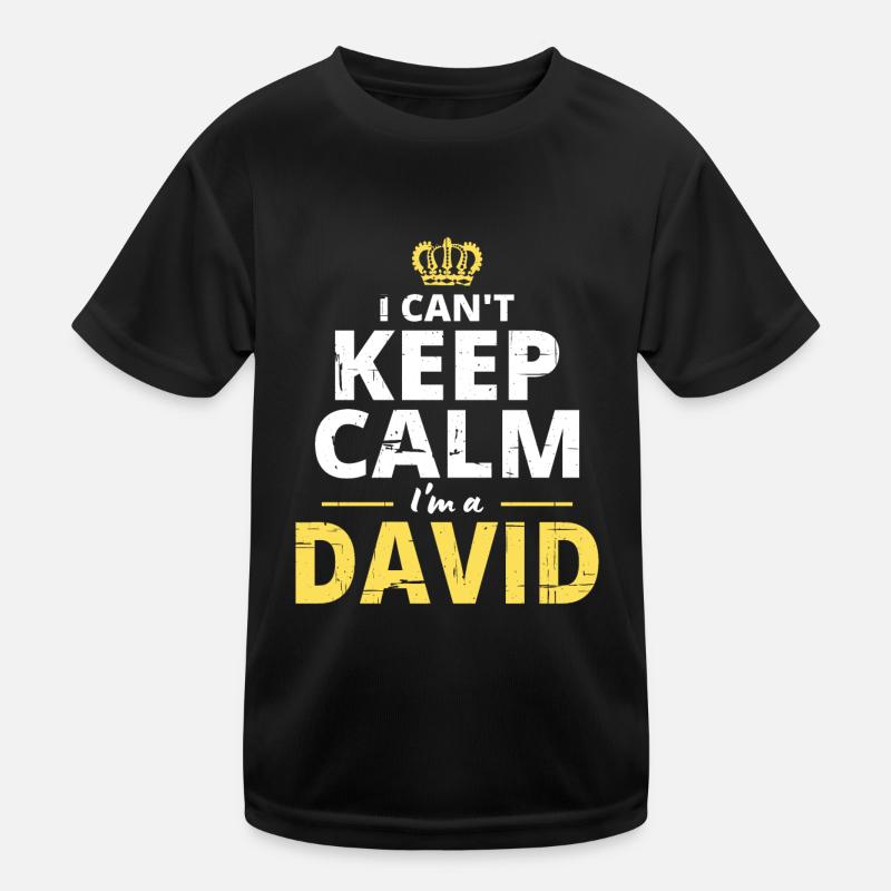 Ich bin ein David Kinder Funktions-T-Shirt