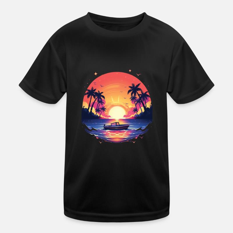Boat Kids Functional T-Shirt