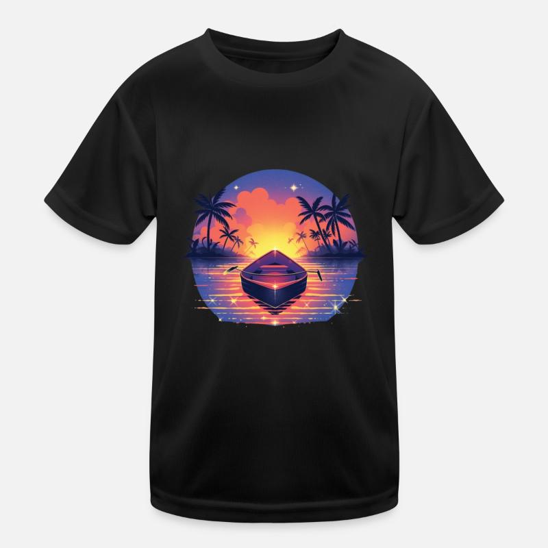 Boat Kids Functional T-Shirt