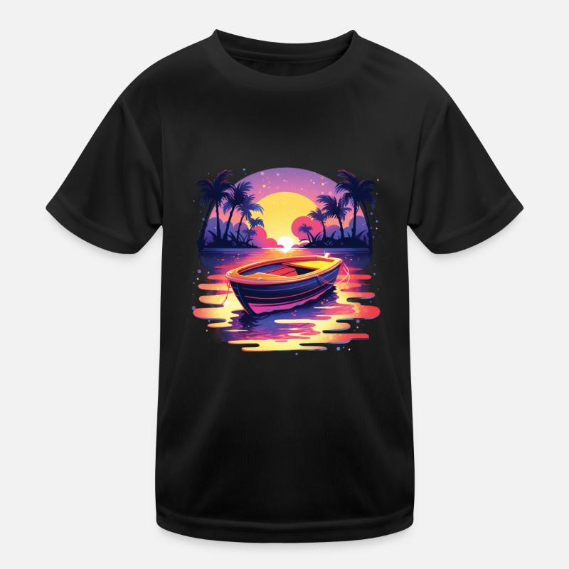 Boat Kids Functional T-Shirt