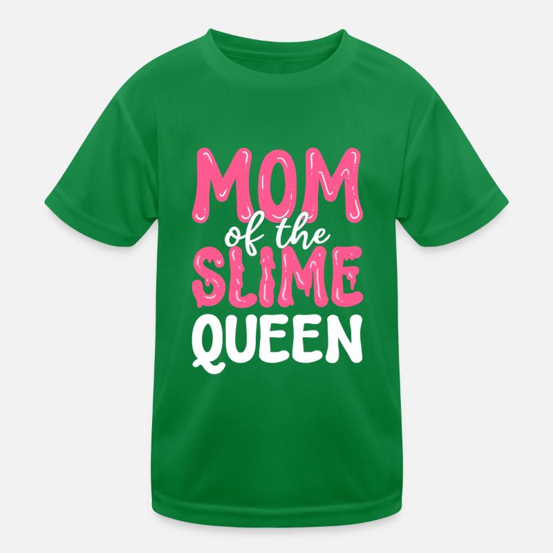 Mutter der Schleimkönigin Schleim Diy Kinder Funktions-T-Shirt