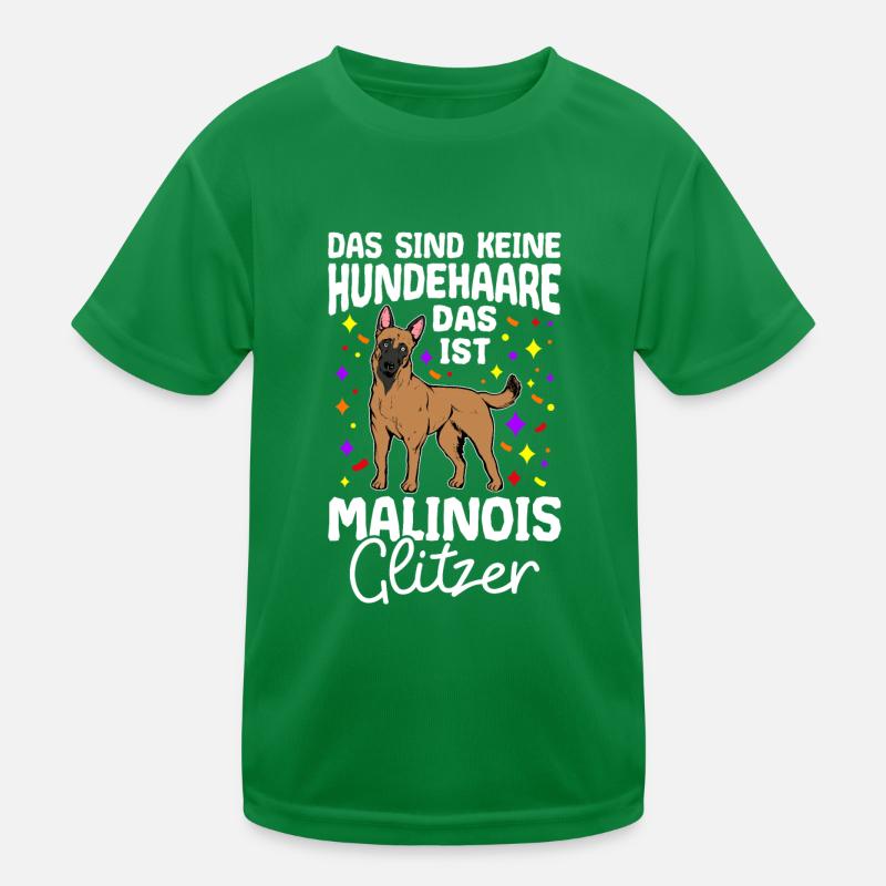 Das Sind Keine Hunde Haare Das Ist Malinois Glitze Kinder Funktions-T-Shirt