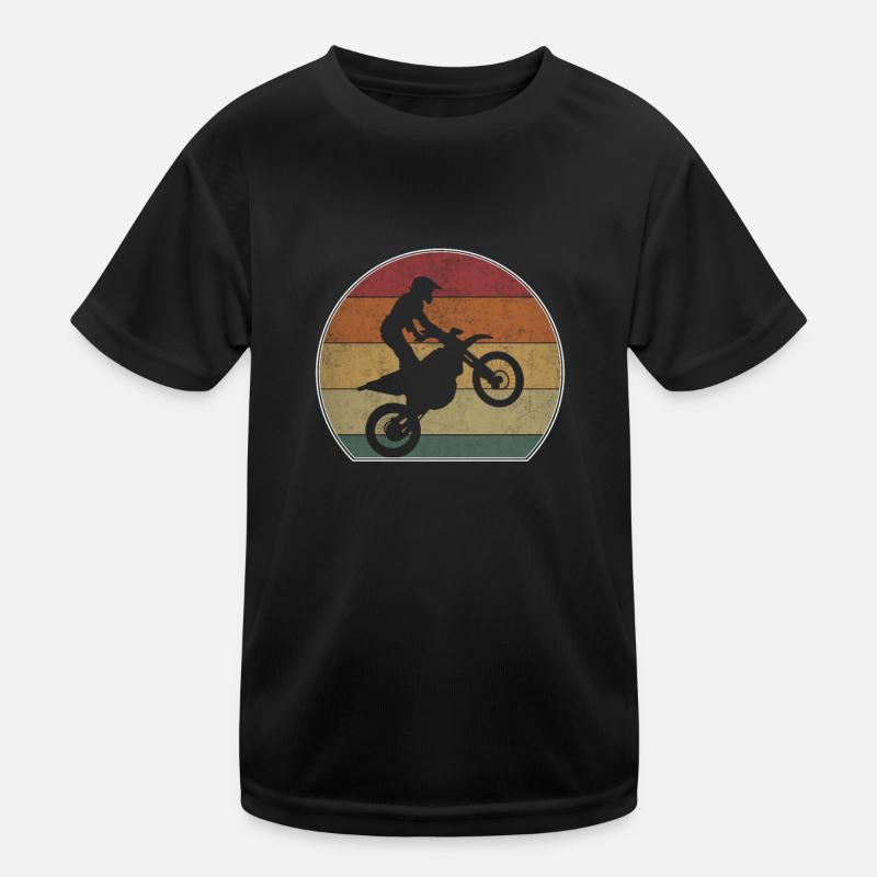 Rétro Motocross Sunset MX T-shirt sport Enfant