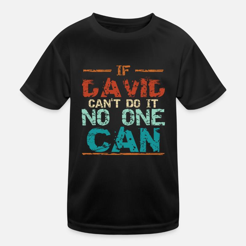 Lustiger David Dave Geburtstag Kinder Funktions-T-Shirt