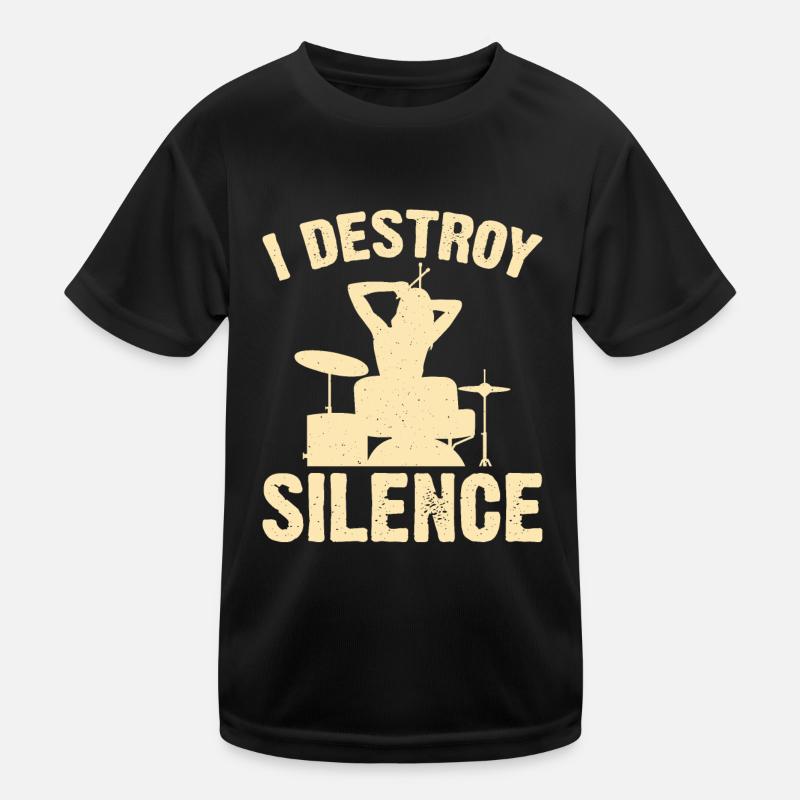 Drums Drummer Drummer Kids Functional T-Shirt