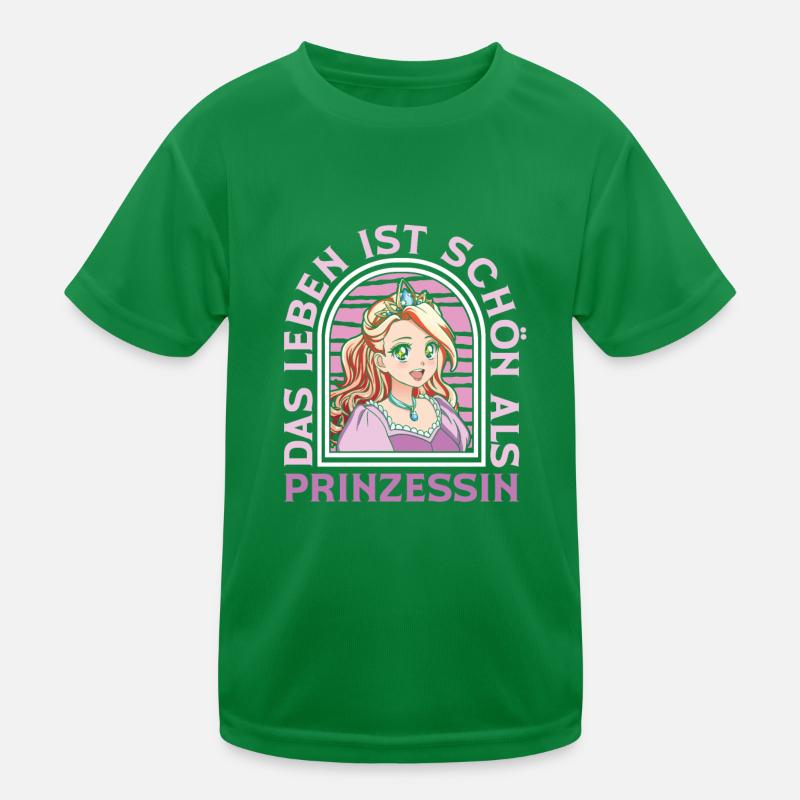 Prinzessin Fun Kinder Funktions-T-Shirt