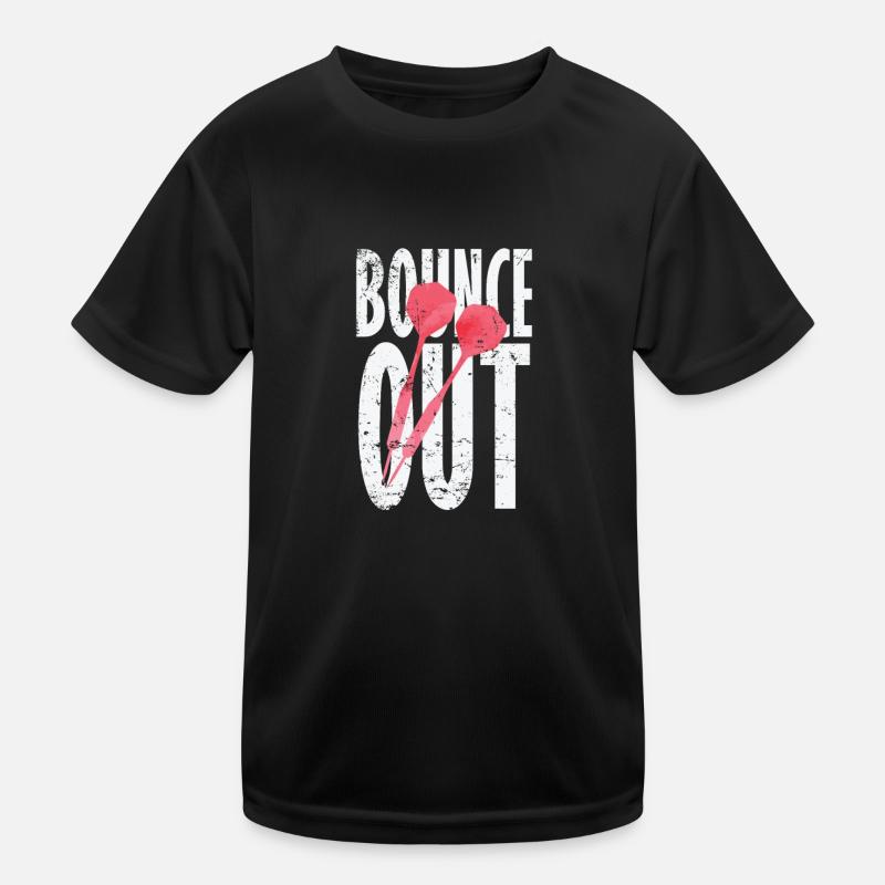 Bounce Out Darts Kids Functional T-Shirt