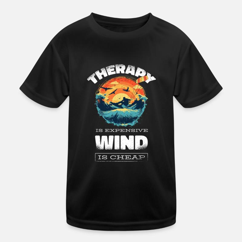 kitesurf kiteboard kitesurfing kitesurf funny Kids Functional T-Shirt