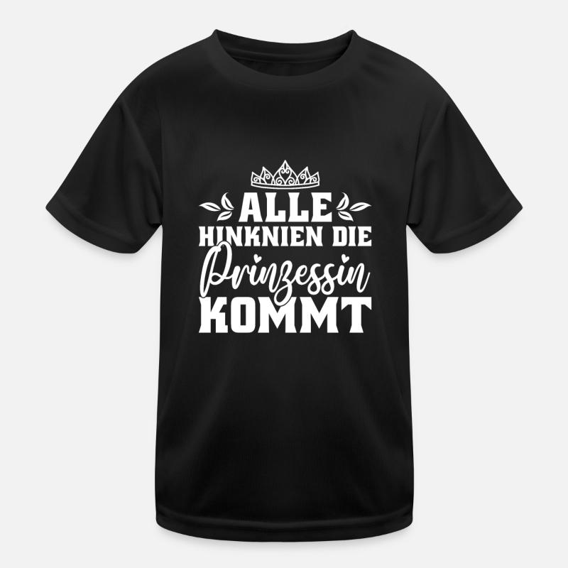 Prinzessin Kinder Funktions-T-Shirt