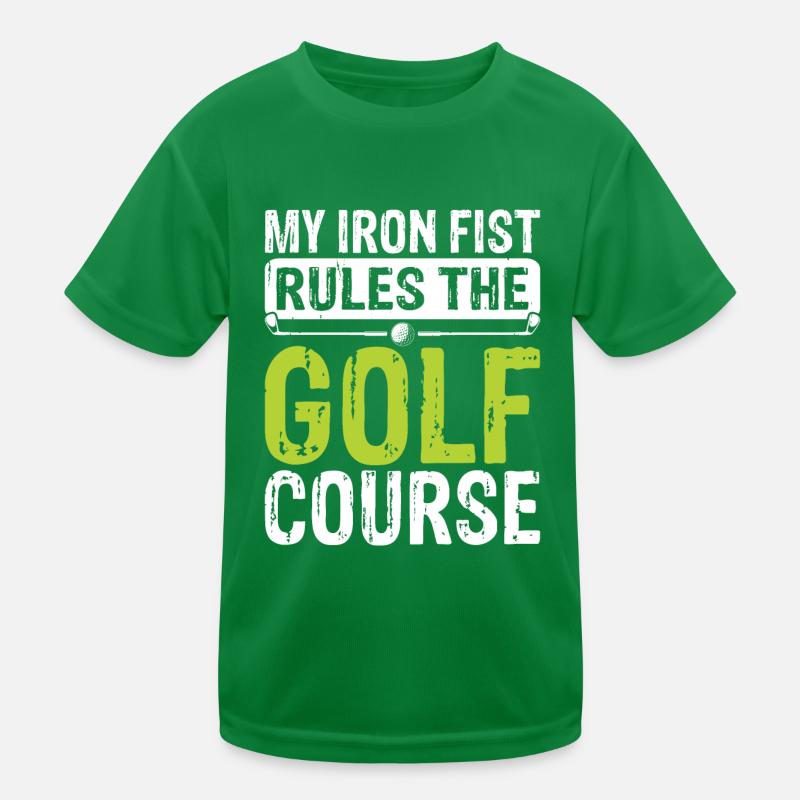 Golf Golfer Kinder Funktions-T-Shirt