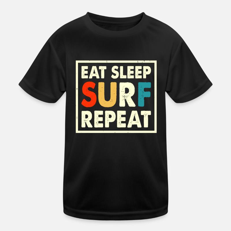 Surfen Surfer Kinder Funktions-T-Shirt