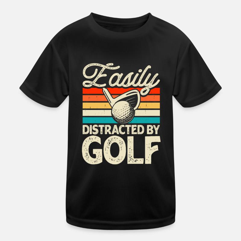 Golf Golfer Kinder Funktions-T-Shirt