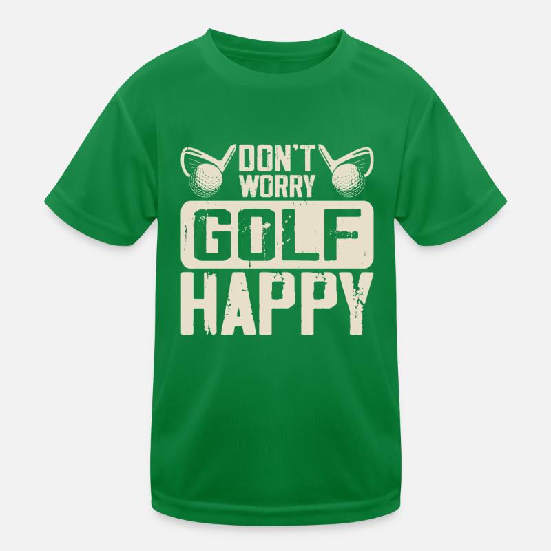 Golf Golfer Kids Functional T-Shirt
