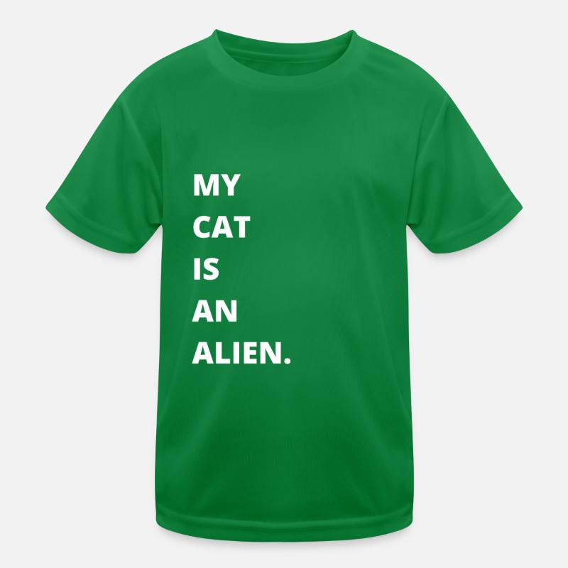 Propriétaire de chat - Mon chat est un extraterrestre T-shirt sport Enfant