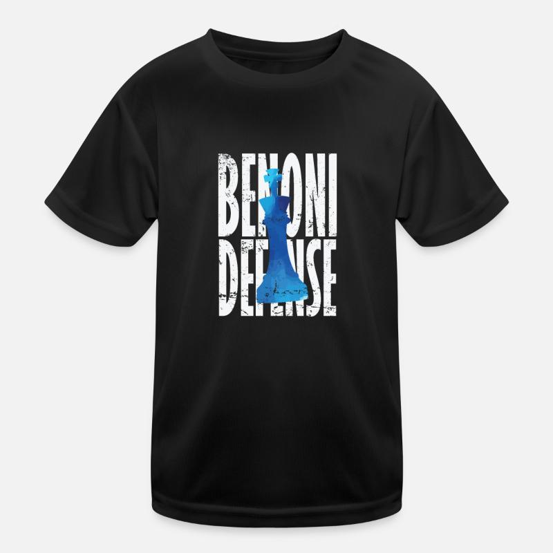 Benoni Defense Chess Kids Functional T-Shirt