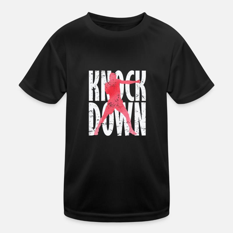 Knock Down Boxen Kinder Funktions-T-Shirt