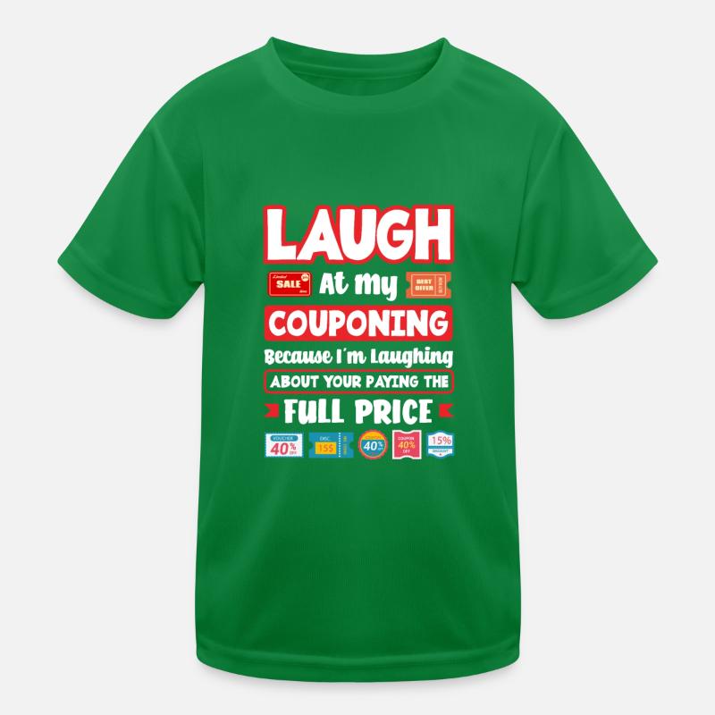 Lustiges Extrem Couponing Coupon Geschenk Kinder Funktions-T-Shirt