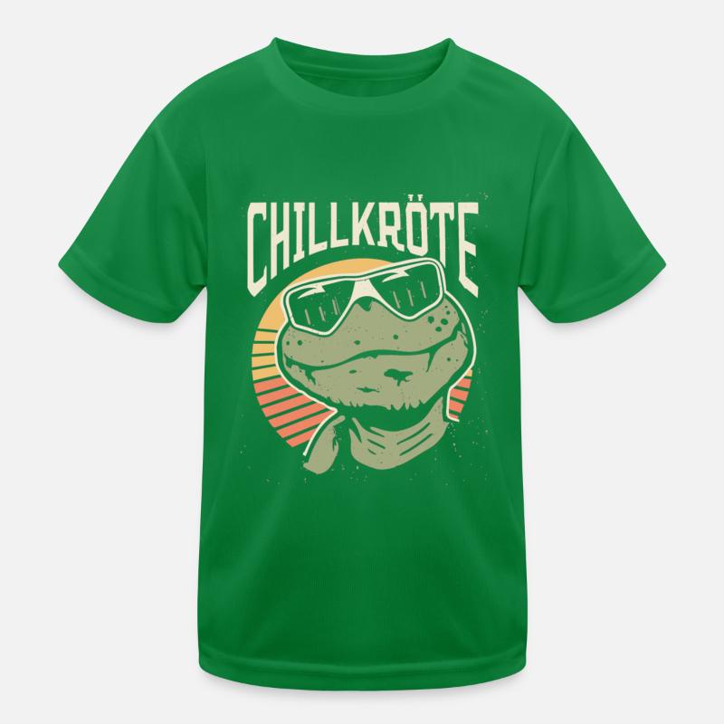 Relaxed turtles Chill toad Kids Functional T-Shirt