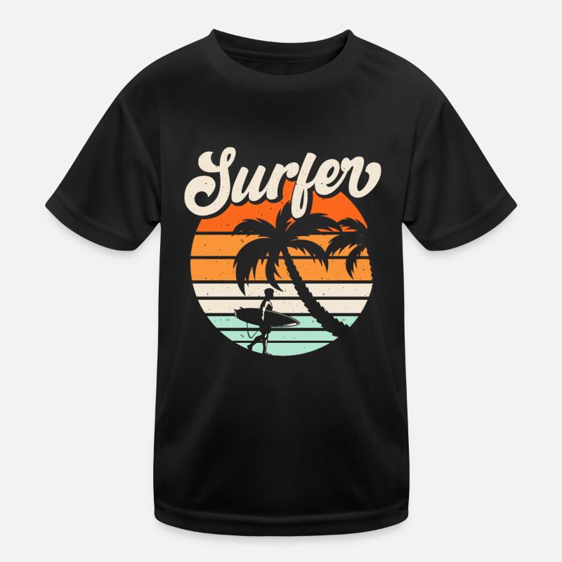 Surfen Surfer Kinder Funktions-T-Shirt