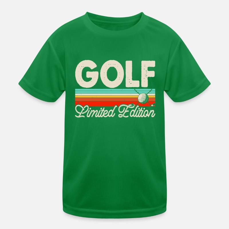 Golf Golfer Kids Functional T-Shirt