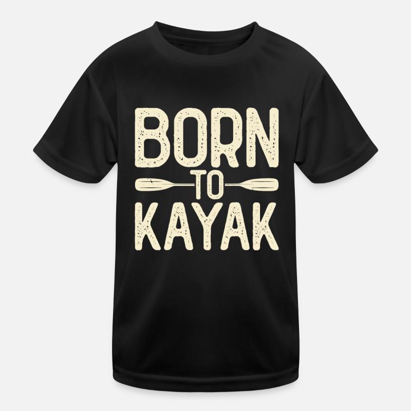 Kayak Kayaker Kayaker Kids Functional T-Shirt