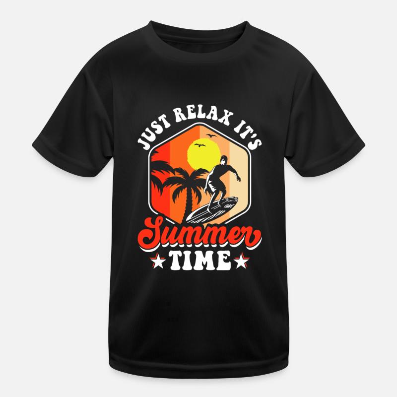 Surfen Surfer Kinder Funktions-T-Shirt