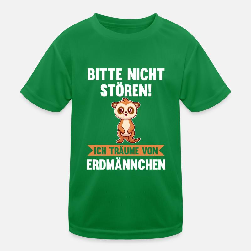 Erdmännchen Kinder Funktions-T-Shirt