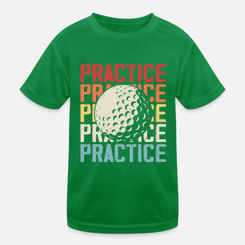 Golf Golfer Kinder Funktions-T-Shirt
