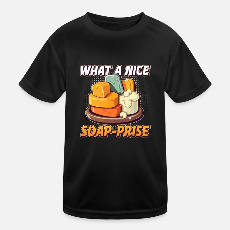 soap soap making soap maker soap boiler Kids Functional T-Shirt