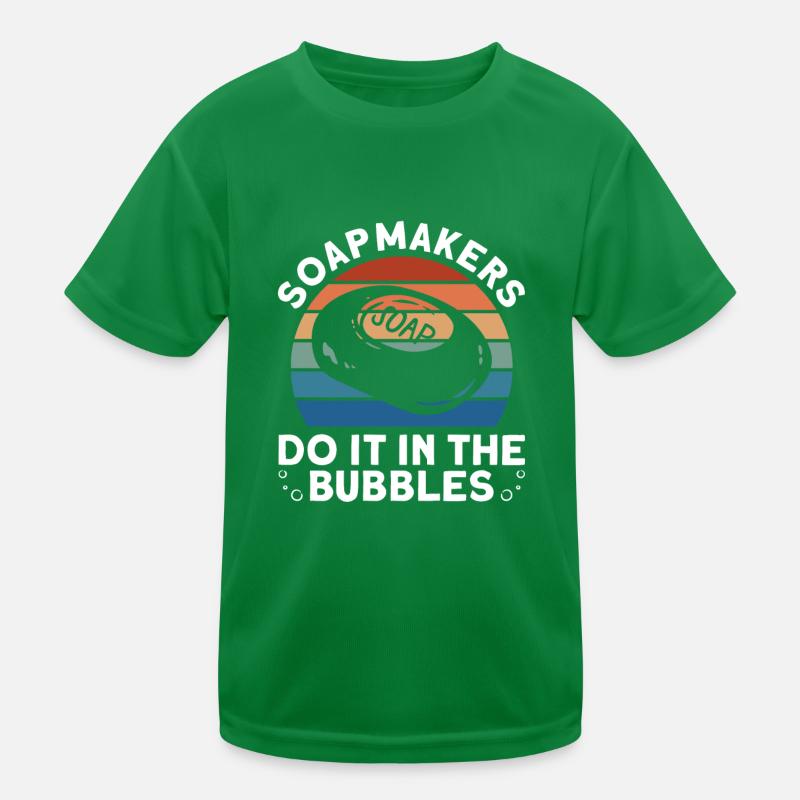 soap soap making soap maker soap boiler Kids Functional T-Shirt
