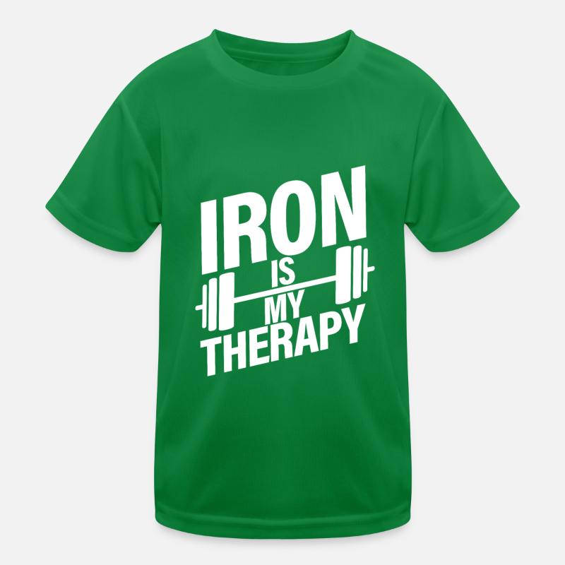 Le fer est ma thérapie T-shirt sport Enfant