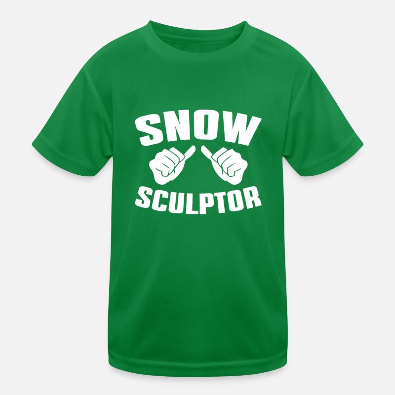 Conception de sculptures de neige cool T-shirt sport Enfant