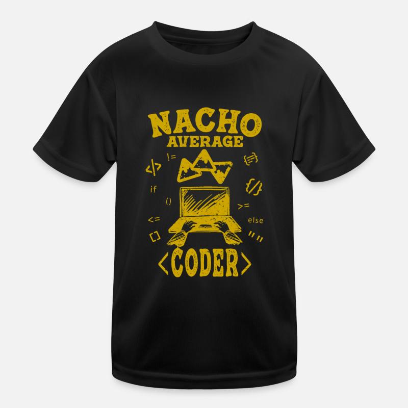 Codeur Codant Drôle Nacho Ordinateur Hacker Moyen T-shirt sport Enfant