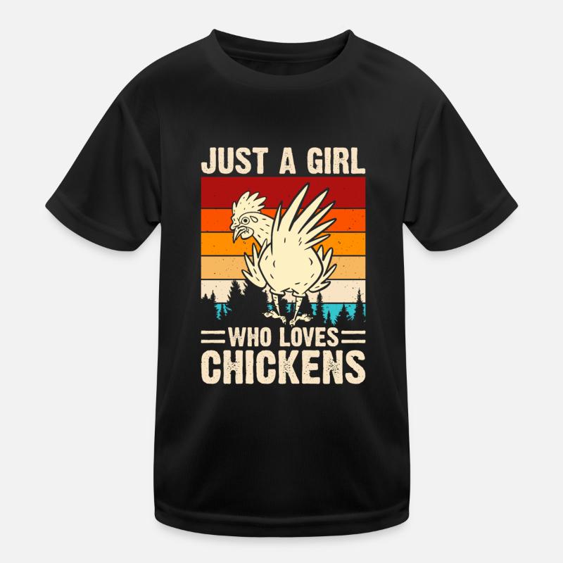 Chickens Chicken Kids Functional T-Shirt