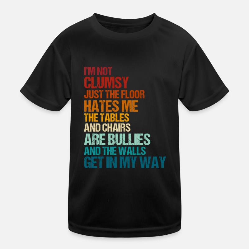 Citations sarcastiques maladroites rétro T-shirt sport Enfant