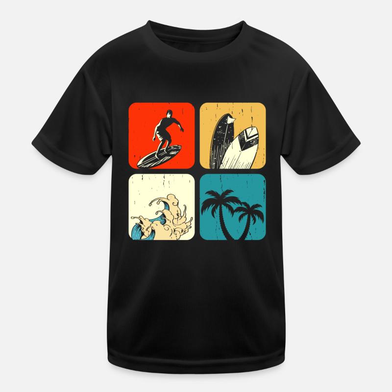 Surfen Surfer Kinder Funktions-T-Shirt