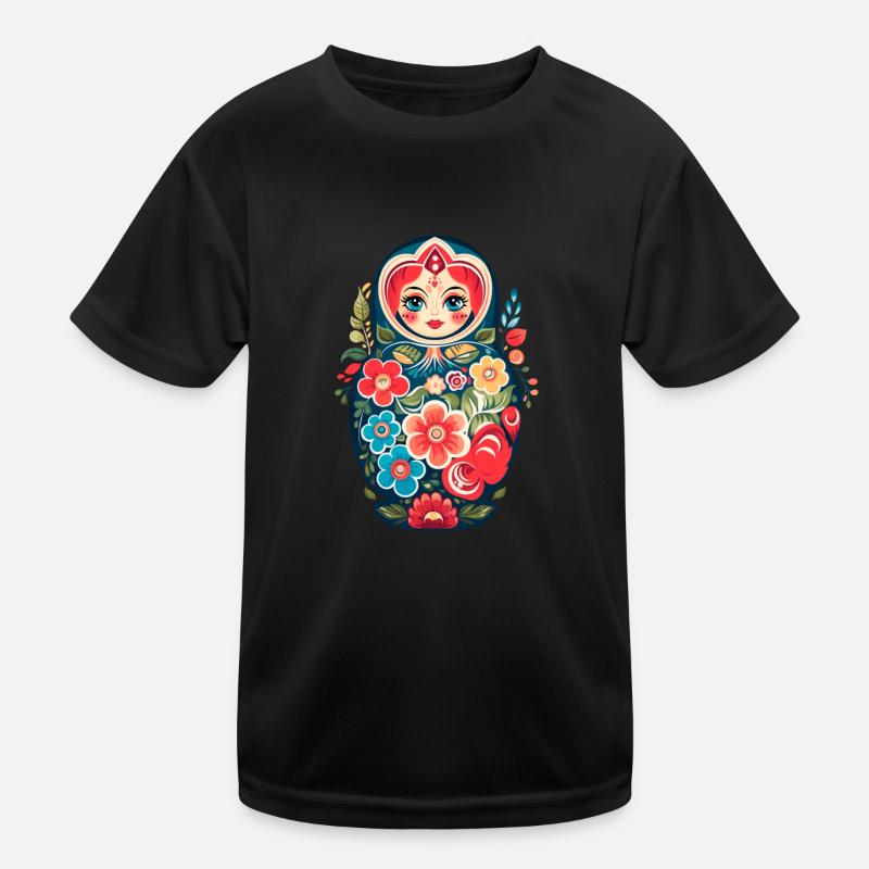 Russian nesting doll Kids Functional T-Shirt