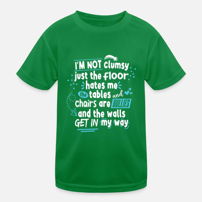Sarcastic Clumsy Ironic Kids Functional T-Shirt